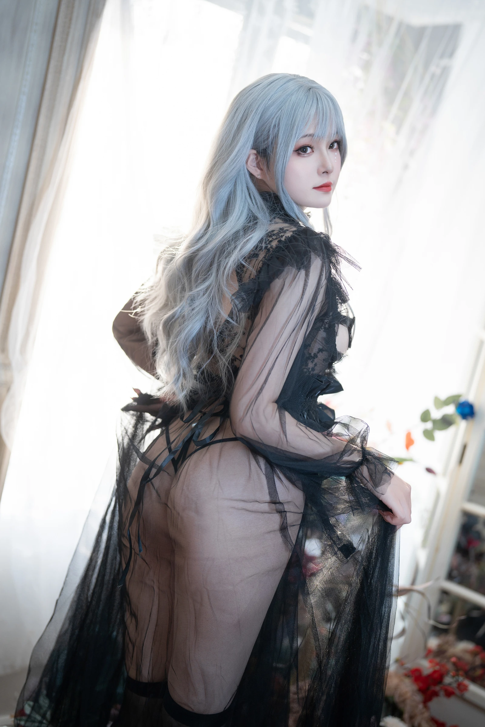 图片[3]-夏夏子 黑蝴蝶 62P-COS世界